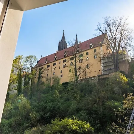 アパート Panorama An Der Seilbahn Unterhalb Der Albrechtsburg - Parkplatz Und Wi-fi - Free